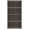 Astin Tall Bookcase, 3 Shelves, 1592mm High, Grey Oak