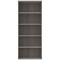 Astin Extra Tall Bookcase, 4 Shelves, 1980mm High, Grey Oak