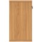 Astin Desk High Wooden Cupboard, 1 Shelf, 730mm High, Beech