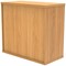 Astin Desk High Wooden Cupboard, 1 Shelf, 730mm High, Beech