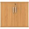 Astin Desk High Wooden Cupboard, 1 Shelf, 730mm High, Beech