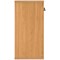 Astin Low Wooden Cupboard, 1 Shelf, 816mm High, Beech