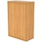 Astin Medium Wooden Cupboard, 2 Shelves, 1204mm High, Beech