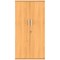 Astin Tall Wooden Cupboard, 3 Shelves, 1592mm High, Beech