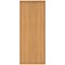 Astin Extra Tall Wooden Cupboard, 4 Shelves, 1980mm High, Beech