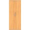 Astin Extra Tall Wooden Cupboard, 4 Shelves, 1980mm High, Beech