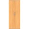 Astin Extra Tall Wooden Cupboard, 4 Shelves, 1980mm High, Beech