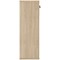 Astin Medium Wooden Cupboard, 2 Shelves, 1204mm High, Oak