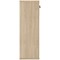 Astin Medium Wooden Cupboard, 2 Shelves, 1204mm High, Oak