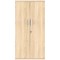 Astin Tall Wooden Cupboard, 3 Shelves, 1592mm High, Oak