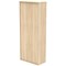 Astin Extra Tall Wooden Cupboard, 4 Shelves, 1980mm High, Oak