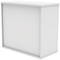 Astin Desk High Wooden Cupboard, 1 Shelf, 730mm High, White