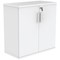 Astin Low Wooden Cupboard, 1 Shelf, 816mm High, White