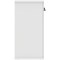 Astin Low Wooden Cupboard, 1 Shelf, 816mm High, White