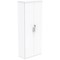 Astin Extra Tall Wooden Cupboard, 4 Shelves, 1980mm High, White