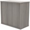 Astin Desk High Wooden Cupboard, 1 Shelf, 730mm High, Grey Oak