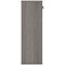 Astin Medium Wooden Cupboard, 2 Shelves, 1204mm High, Grey Oak