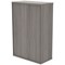 Astin Medium Wooden Cupboard, 2 Shelves, 1204mm High, Grey Oak