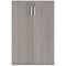 Astin Medium Wooden Cupboard, 2 Shelves, 1204mm High, Grey Oak