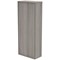 Astin Extra Tall Wooden Cupboard, 4 Shelves, 1980mm High, Grey Oak