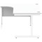Astin 1600mm Corner Desk, Left Hand, White Cantilever Legs, White
