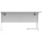 Astin 1600mm Corner Desk, Left Hand, White Cantilever Legs, White