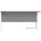 Astin 1600mm Corner Desk, Left Hand, White Cantilever Legs, Grey Oak