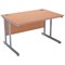 Jemini Intro Rectangular Desk, 1500mm Wide, Beech