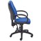 First High Back Operators Chair with Fixed Arms, Blue