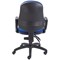 First High Back Operators Chair with Fixed Arms, Blue