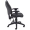 First High Back Operators Chair with Adjustable Arms, Charcoal