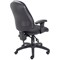 First High Back Operators Chair with Adjustable Arms, Charcoal