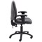 First High Back Posture Chair with Adjustable Arms, Charcoal