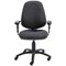 First High Back Posture Chair w/Adjustable Arms - Charcoal