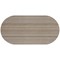 Jemini D-End Meeting Table, 2400mm, Grey Oak