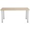 Jemini Rectangular Meeting Table, 1800x800mm, Maple