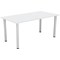 Jemini Rectangular Meeting Table, 1600x800mm, White