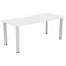 Jemini Rectangular Meeting Table, 1800x800mm, White