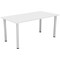 Jemini Rectangular Meeting Table, 1800x800mm, White