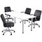Jemini Rectangular Meeting Table, 1800x800mm, White