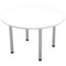 Jemini Circular Meeting Table, 1200x1200mm, White