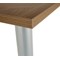 Jemini Rectangular Meeting Table, 1200x800mm, Walnut