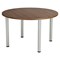 Jemini Circular Meeting Table, 1200x1200mm, Walnut
