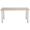 Jemini Rectangular Meeting Table, 1200x800mm, Grey Oak