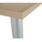 Jemini Rectangular Meeting Table, 1200x800mm, Grey Oak
