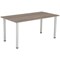 Jemini Rectangular Meeting Table, 1600x800mm, Grey Oak