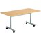 Jemini Rectangular Tilt Table, 1600x700mm, Oak