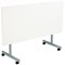 Jemini Rectangular Tilting Table 1600x800x730mm White/Silver