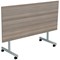 Jemini Rectangular Tilt Table, 1600x800mm, Grey Oak