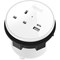 Nexus In Desk Power Module, White